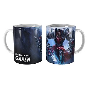 Caneca Garen Cavaleiro do Terror League of Legends Lol