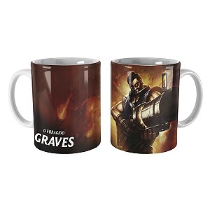 Caneca Graves Mercenário League of Legends Lol