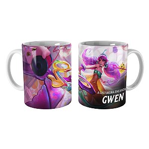 Caneca Gwen Embalos no Espaço League of Legends Lol