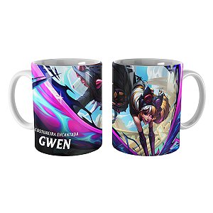 Caneca Gwen Soul Fighter League of Legends Lol