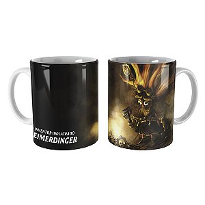 Caneca Heimerdinger em Manutenção League of Legends Lol