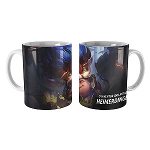Caneca Heimerdinger Treinador de Dragões League of Legends