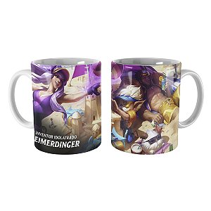 Caneca Heimerdinger Curtindo o Verão League of Legends Lol