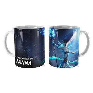 Caneca Janna Rainha Gélida League of Legends Lol