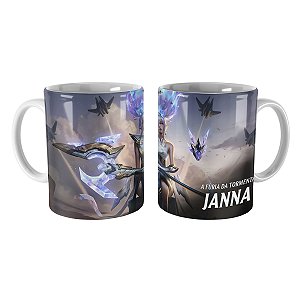 Caneca Janna Aura Cibernética de Prestígio League of Legends