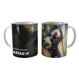 Caneca Jarvan IV Vitorioso League of Legends Lol