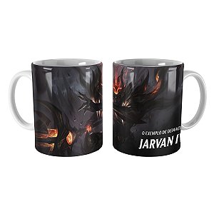 Caneca Jarvan IV Emissário da Escuridão League of Legends
