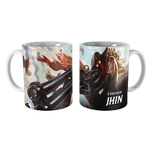 Caneca Jhin Velho Oeste League of Legends Lol