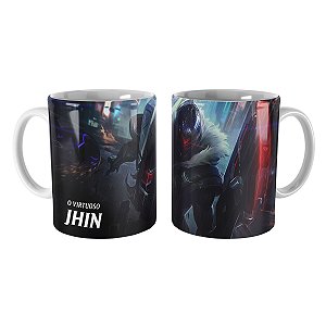 Caneca PROJETO: Jhin League of Legends Lol