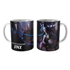 Caneca Jinx League of Legends Lol
