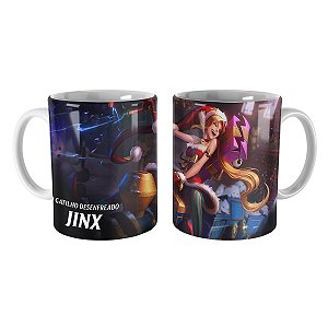 Caneca Jinx Duende Ambiciosa League of Legends Lol