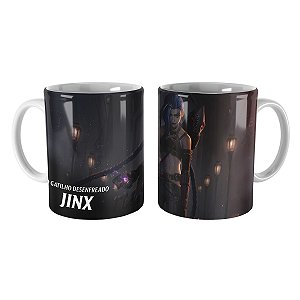 Caneca Jinx Arcane League of Legends Lol