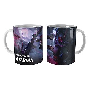 Caneca Katarina Lua Sangrenta League of Legends Lol