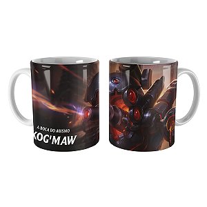 Caneca KogMaw Máquina de Combate League of Legends Lol