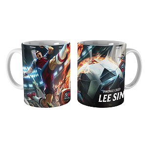 Caneca Lee Sin Armador de Jogadas League of Legends Lol