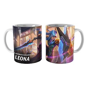 Caneca Leona Academia de Batalha League of Legends Lol