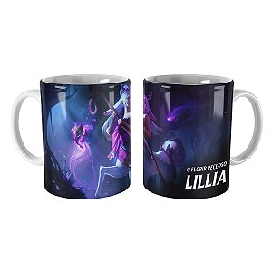 Caneca Lillia Florescer Espiritual League of Legends Lol
