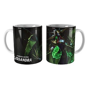 Caneca Lissandra Donzela de Ferro League of Legends Lol