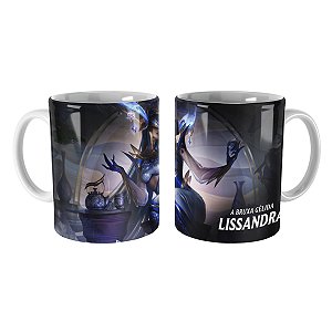 Caneca Lissandra de Porcelana de Prestígio League of Legends