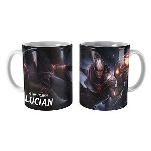 Caneca Lucian Mercenário League of Legends Lol