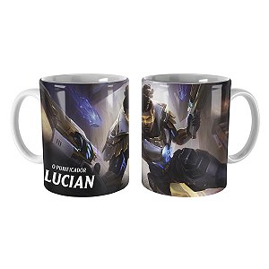 Caneca Pulsefire Lucian de Prestígio League of Legends Lol