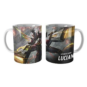 Caneca Lucian Paladino de Ataque League of Legends Lol