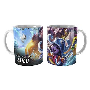 Caneca Lulu Curtindo o Verão League of Legends Lol