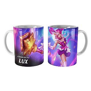 Caneca Lux Guardiã Estelar League of Legends Lol