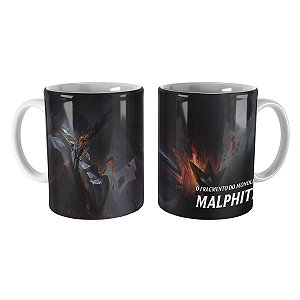 Caneca Malphite de Obsidiana League of Legends Lol