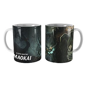 Caneca Maokai Assombrado League of Legends Lol