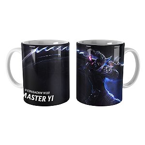 Caneca Master Yi Caçador de Cabeças League of Legends Lol