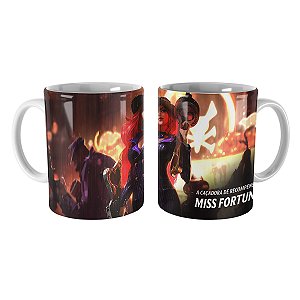 Caneca Miss Fortune Cidade do Crime League of Legends Lol