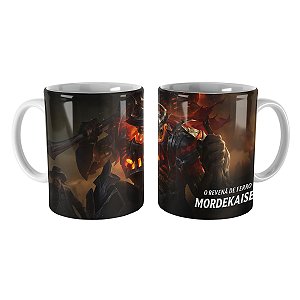 Caneca Mordekaiser Velho Oeste League of Legends Lol
