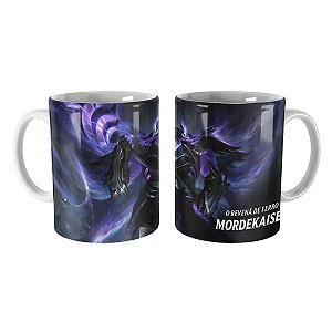 Caneca Mordekaiser Cavaleiro Zumbi das Cinzas Lol
