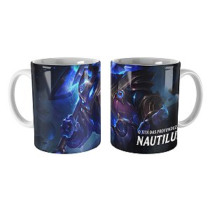 Caneca Nautilus Paladino Cósmico League of Legends Lol