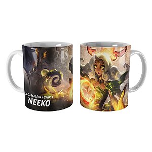 Caneca Neeko Pergaminhos Shan Hai League of Legends Lol