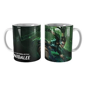 Caneca Nidalee Caçadora de Cabeças League of Legends Lol