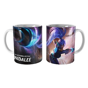 Caneca Nidalee Supergaláctica League of Legends Lol