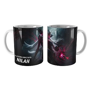 Caneca Nilah Congregação das Bruxas League of Legends Lol