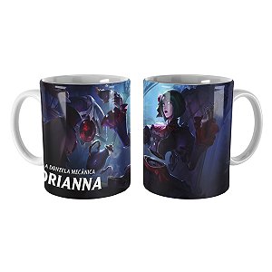 Caneca Orianna Gótica League of Legends Lol