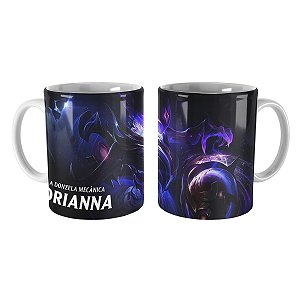 Caneca Orianna Estrela Negra League of Legends Lol