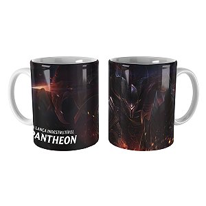 Caneca Pantheon Caçador de Dragões League of Legends Lol