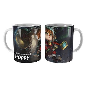 Caneca Poppy Cervo da Neve League of Legends Lol