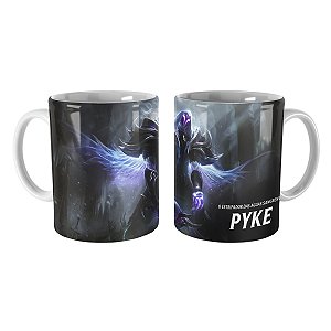 Caneca Pyke Guerreiro das Cinzas League of Legends Lol