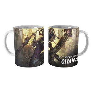 Caneca Qiyana Imperatriz Lunar League of Legends Lol