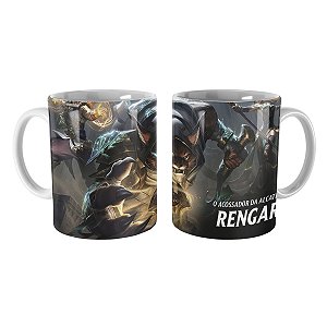 Caneca Rengar Guardião das Areias League of Legends Lol