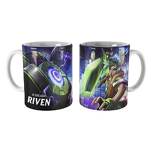 Caneca Riven Fliperama League of Legends Lol