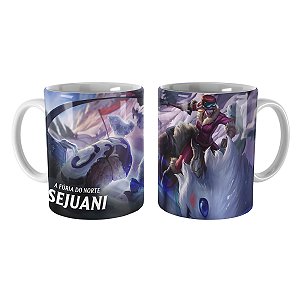 Caneca Sejuani Montada em Poro League of Legends Lol