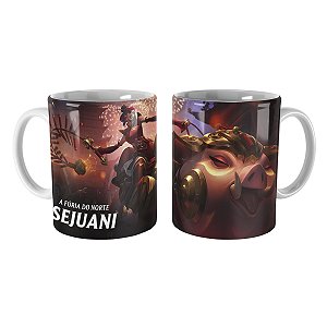 Caneca Sejuani Fogos de Artifício League of Legends Lol