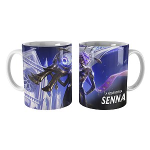 Caneca Senna Eclipse Lunar de Prestígio League of Legends